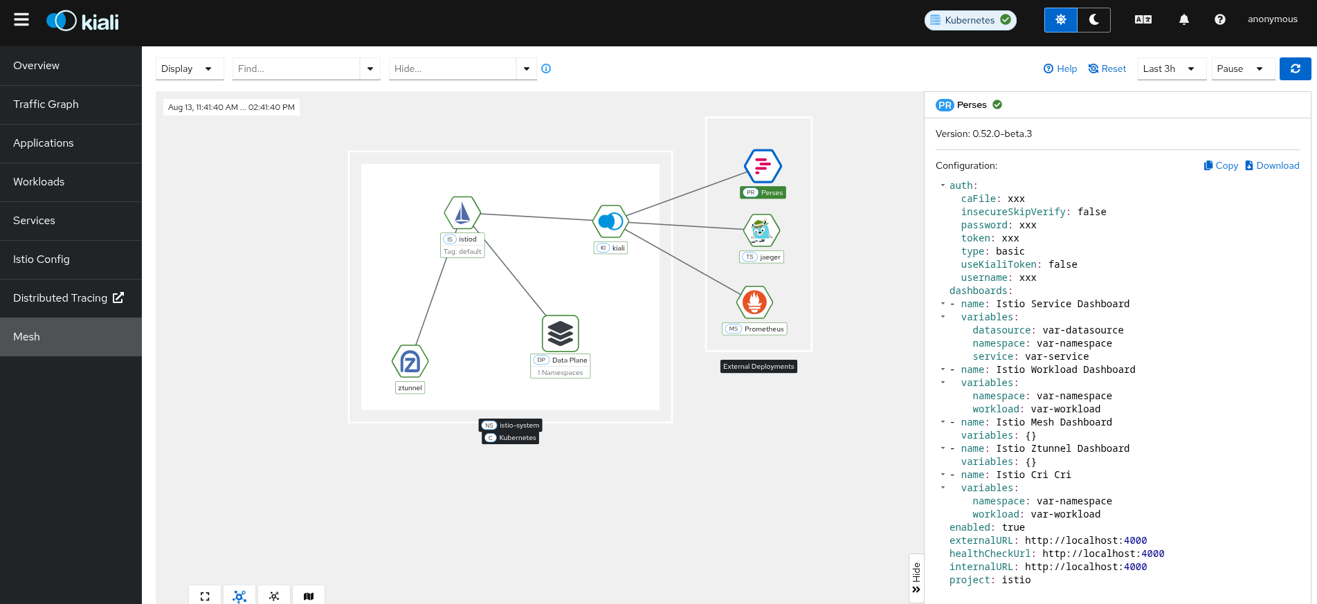 Kiali Perses Mesh_page
