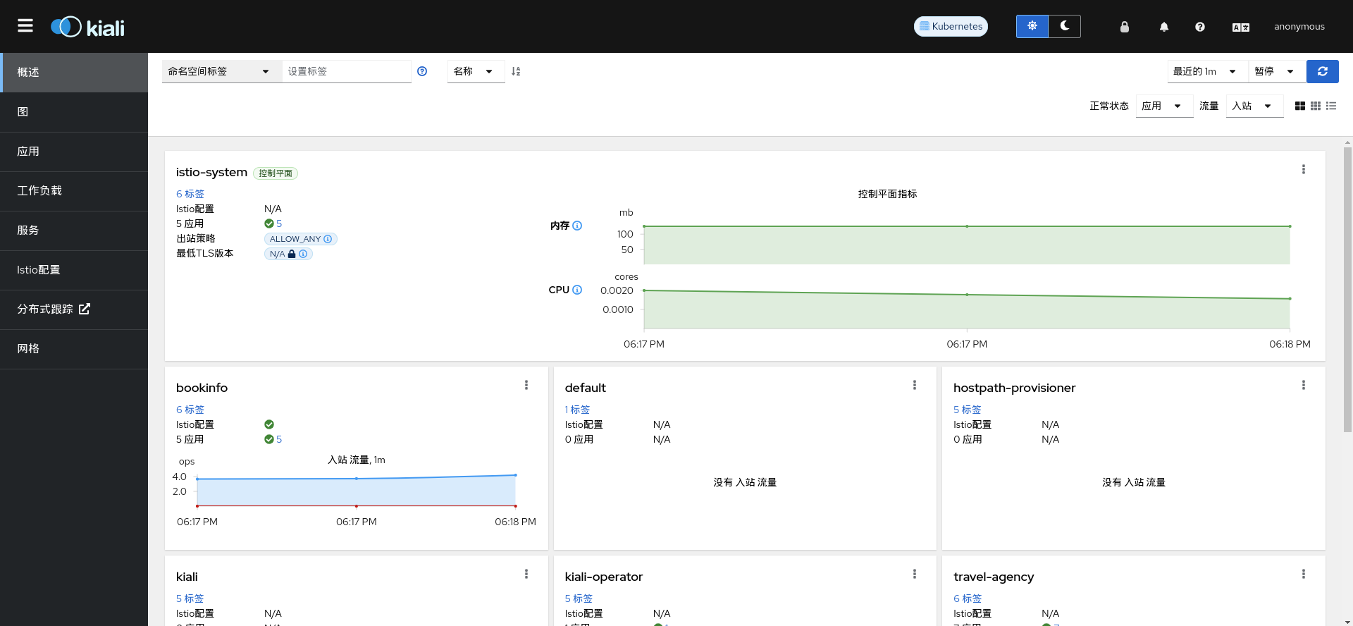 Overview page in Chinese Overview page in Chinese