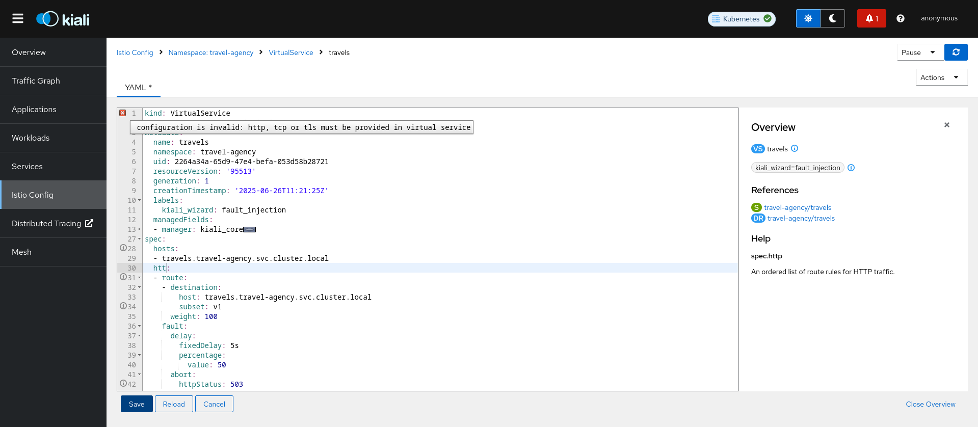 Istio Config Validation Istio Config Validation