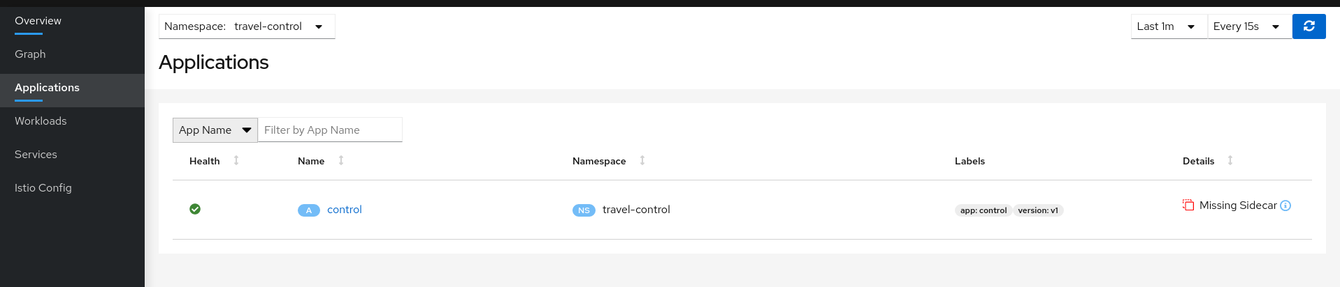 Missing Sidecar Missing Sidecar